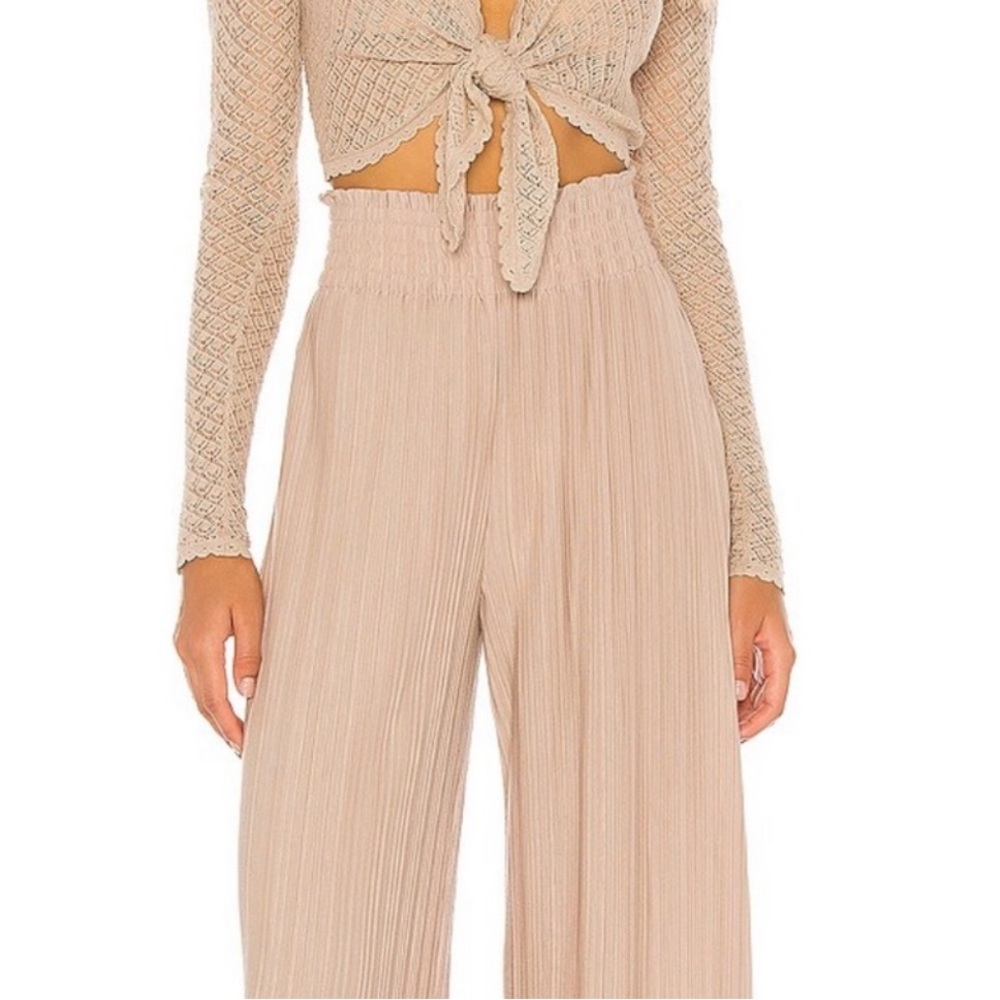 🆕 Alice + Olivia Kenley Palazzo Pant in Oatmeal